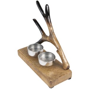 Clayre & Eef 6H2252 Подставка для свечей 17x7x17 см...