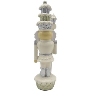 Clayre & Eef 6PR3665 Украшение Щелкунчик 5x5x16 см бежевый