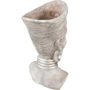 Горшок для цветов Clayre & Eef 6TE0417 16x15x29 см бежевый