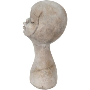 Clayre & Eef 6TE0422L Büste Mädchen 12x11x24 cm Beige