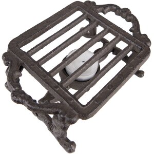 Clayre & Eef 6Y5319 Warmhalteplatte 19x12x7 cm Braun