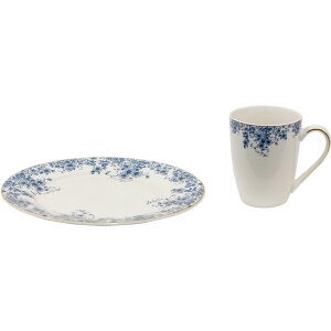 Кружка Clayre & Eef BFLMU 12x9x11 см - 330 мл Синий