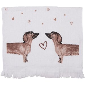 Clayre & Eef CTDHL2 Гостевое полотенце Собака 40х66...