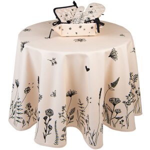 Перчатка для духовки Clayre & Eef FAF44 18x30 см бежево-черная