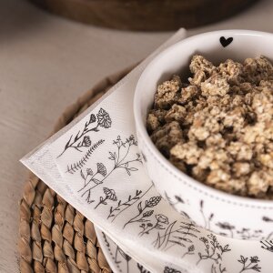 Clayre & Eef FAF73 Бумажные салфетки 33x33 см (20 шт.) Бежевый