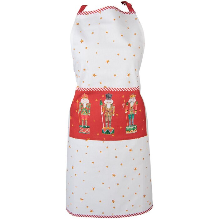 Clayre & Eef HLC41 Фартук 70x85 см бежево-красный