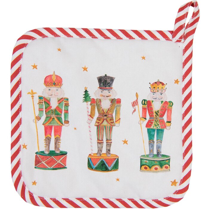 Clayre & Eef HLC45 Подстилка 20x20 см бежево-зеленая