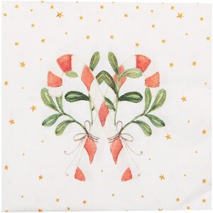 Clayre & Eef HLC73-2 Papierservietten 33x33 cm...