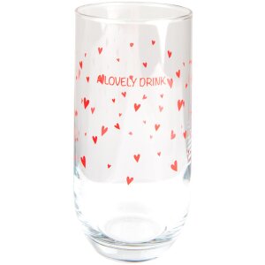 Clayre & Eef LBSGL0006 Trinkglas Ø 6x14 cm 280...