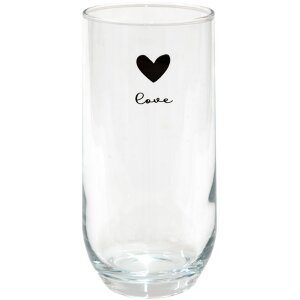 Clayre & Eef LBSGL0009 Trinkglas Ø 6x14 cm 280...