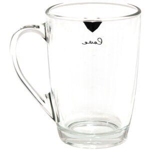 Clayre & Eef LBSGL0010 Чайный стакан 11x8x11 см - 300 мл Черный