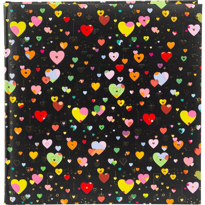 Goldbuch Fotoalbum Heart to Heart dark 30x31 cm Kunstdruckpapier Goldprägung
