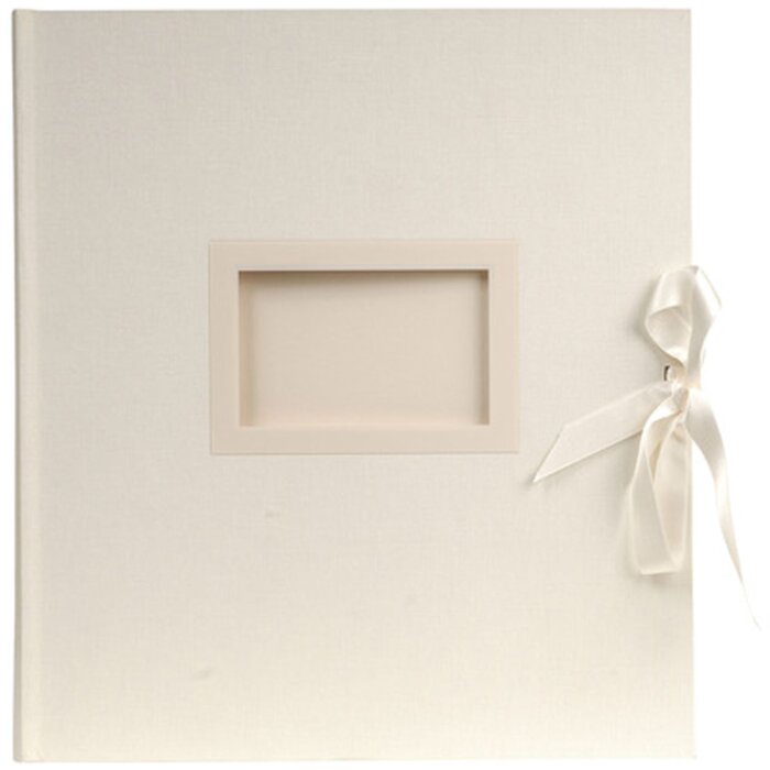 Фотоальбом Exacompta Kingsbridge слоновая кость 29x32 см 60 белых страниц