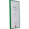 Эффектная пластиковая рамка Art green 18x32 см прозрачное стекло