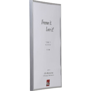 Эффектная пластиковая рамка Художественное серебро 20x20 см прозрачное стекло