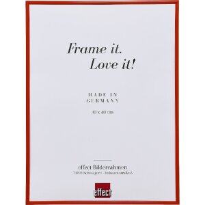 Effect Kunststoffrahmen Art rot 14,8x21 cm Klarglas