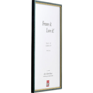 Эффектная деревянная рамка профиль 23 синий 25x35 см обычное стекло