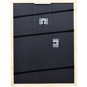 Эффектная деревянная рама профиль 32 синий 29,7x42 см обычное стекло