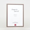 Effect Holzrahmen Profil 35 braun 50x65 cm Normalglas
