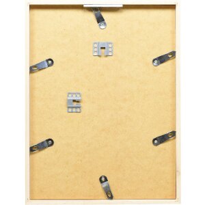 Эффектная деревянная рама профиль 35 белый 50x65 см обычное стекло