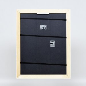 Effect Holz-Barockrahmen Profil 37 weiß 18x32 cm Normalglas