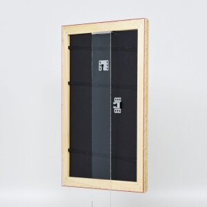 Effect Holz-Barockrahmen Profil 37 antiksilber 30x40 cm Normalglas