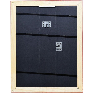 Эффектная деревянная рама в стиле барокко профиль 37 античное серебро 45x80 см обычное стекло