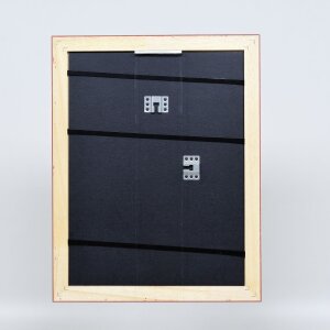 Effect Holz-Barockrahmen Profil 37 antiksilber 60x60 cm Normalglas