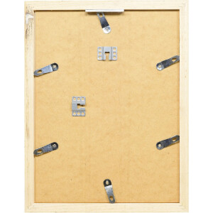 Фоторамка Effect из дерева, профиль 41, серебряная, 30x45 см, с прозрачным стеклом