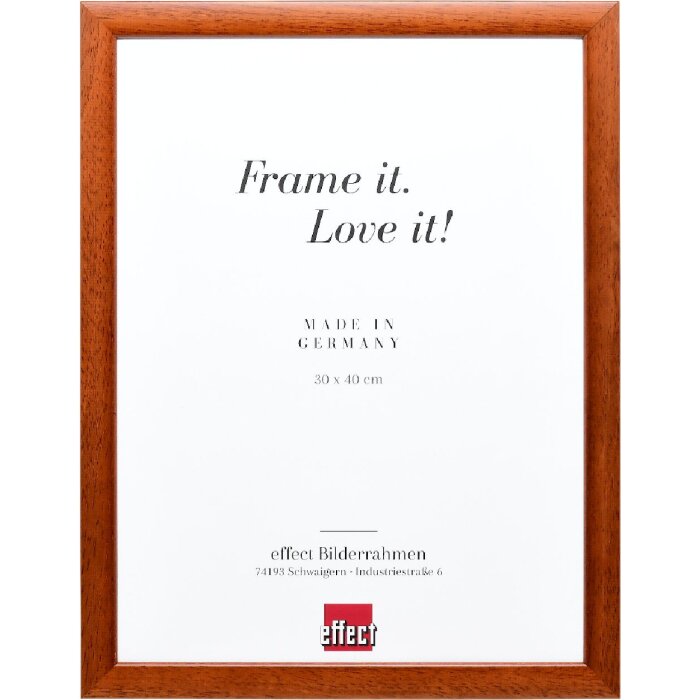 Фоторамка effect из дерева профиль 43 коричневая 20x25 см