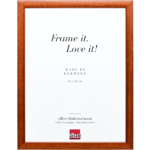 Фоторамка Effect из дерева, профиль 43, коричневая, 23x70 см