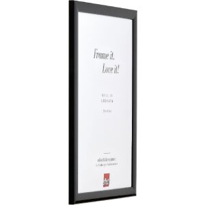 Фоторамка effect из дерева профиль 43 черный глянец 25x60 см