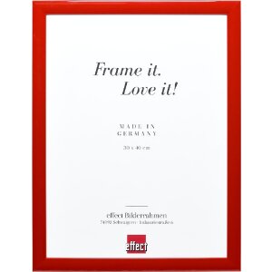 Фоторамка Effect из дерева, красный глянцевый, 60x60 см