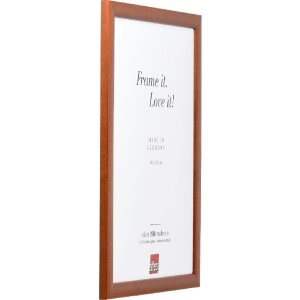 Фоторамка Effect из дерева, профиль 43, коричневая, 70x70 см