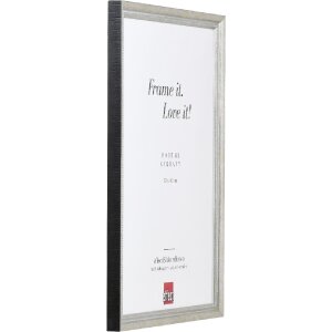 Фоторамка Effect из дерева профиль 48 серебро 13x13 см