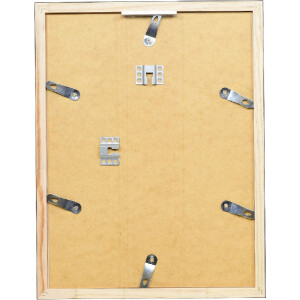 Фоторамка Effect из дерева профиль 48, серебряная, 20x20 см, с прозрачным стеклом