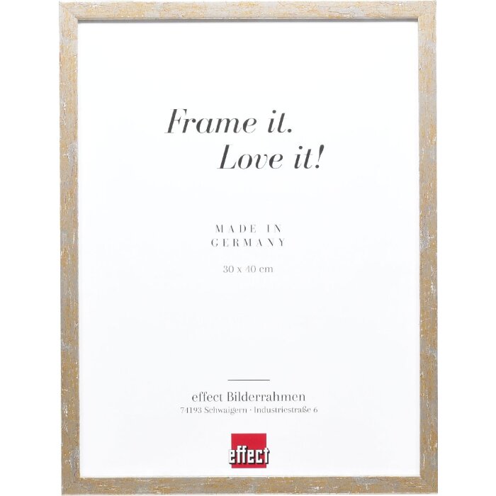 Фоторамка effect из дерева Profil 51 антик-серебро 40x50 см