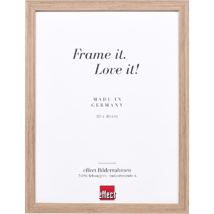 Фоторамка effect из дерева профиль 54 орех 18x24 см с прозрачным стеклом