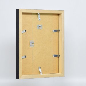 Effect Holz-Bilderrahmen Profil 55 schwarz 30,5x91,5 cm Normalglas