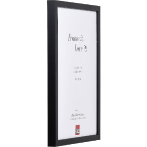 Фоторамка Effect из дерева профиль 58 черная 18x27 см с прозрачным стеклом