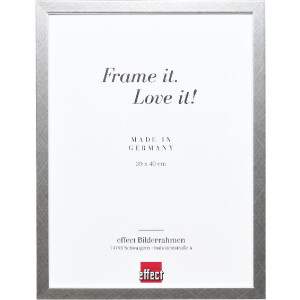 Фоторамка Effect деревянная профиль 58 серебристая 62x93 см