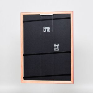 Эффектная деревянная рамка профиль 89 красный 14,8x21 см обычное стекло