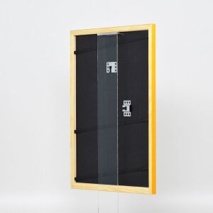 Эффектная деревянная рама профиль 89 светло-коричневый 30,5x91,5 см обычное стекло