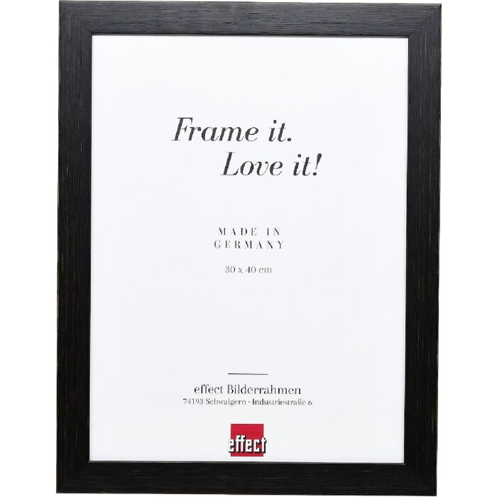 Effect Bilderrahmen 2310 schwarz 60x80 cm Normalglas