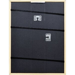 Фоторамка Effect из дерева профиль Top S, платина, 25x60 см, обычное стекло