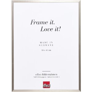 Effect A1 Brandschutzrahmen Alu Serie 2  grau gebürstet 61x91,5 cm Klarglas