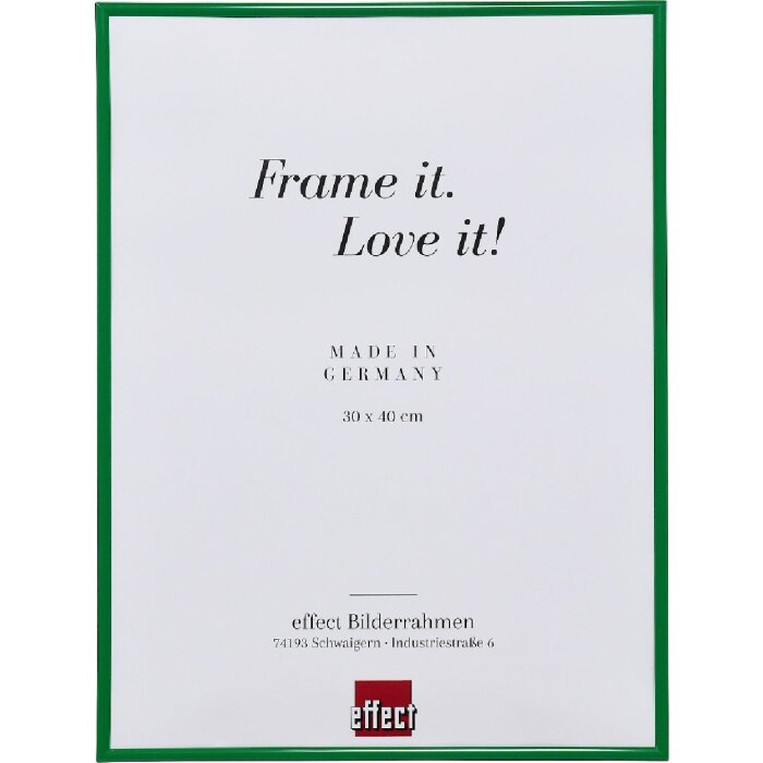 Effect Kunststoffrahmen Art grün 20x25 cm Antireflexglas