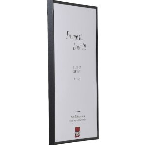 Effect Kunststoffrahmen Art anthrazit 50x65 cm Antireflexglas