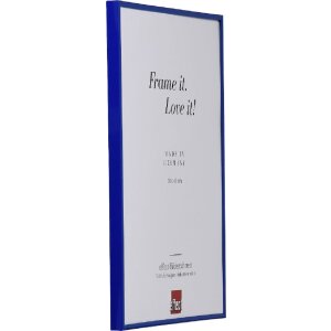 Effect Kunststoffrahmen Art blau 50x75 cm Antireflexglas