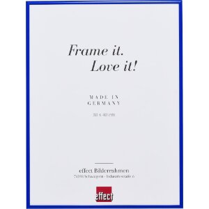 Effect Aluminium-Bilderrahmen Quadro 60x60 cm blau...